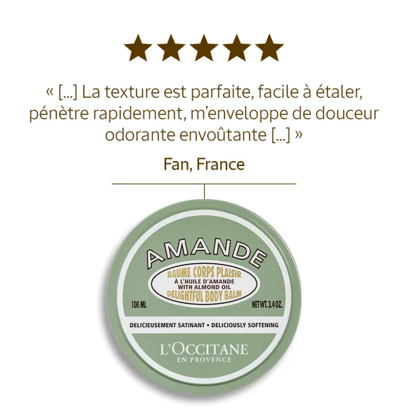 Baume Corps Plaisir A L'Amande 100Ml