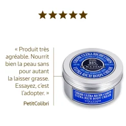 Crème Ultra-Riche Corps Karite 200 Ml